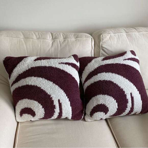 Sunday Citizen Versailles Throw Pillow in Sangria - Picture 2 of 3